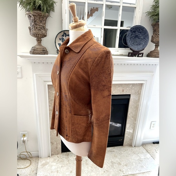 Vintage Remy Leather Naturally Distressed Western Jacket - Picture 7 of 9